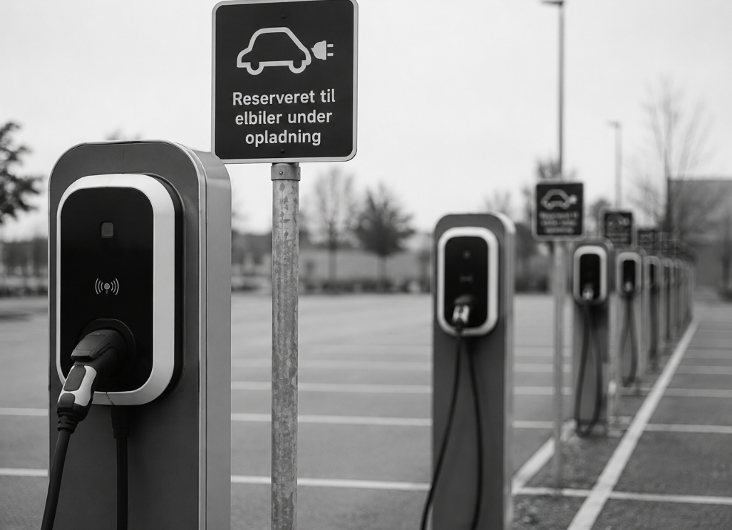 ladepunkter Bæredygtige parkeringsløsninger